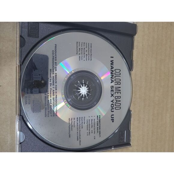 Color Me Badd I Wanna Sex You Up ( CD ) Single New Jack City Promo‎ DJ Print - Picture 3 of 4